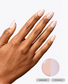 OPI Chrome Powder Tin Man Can glaze, 0.3 oz, displaying shiny metallic nail color in a small container.