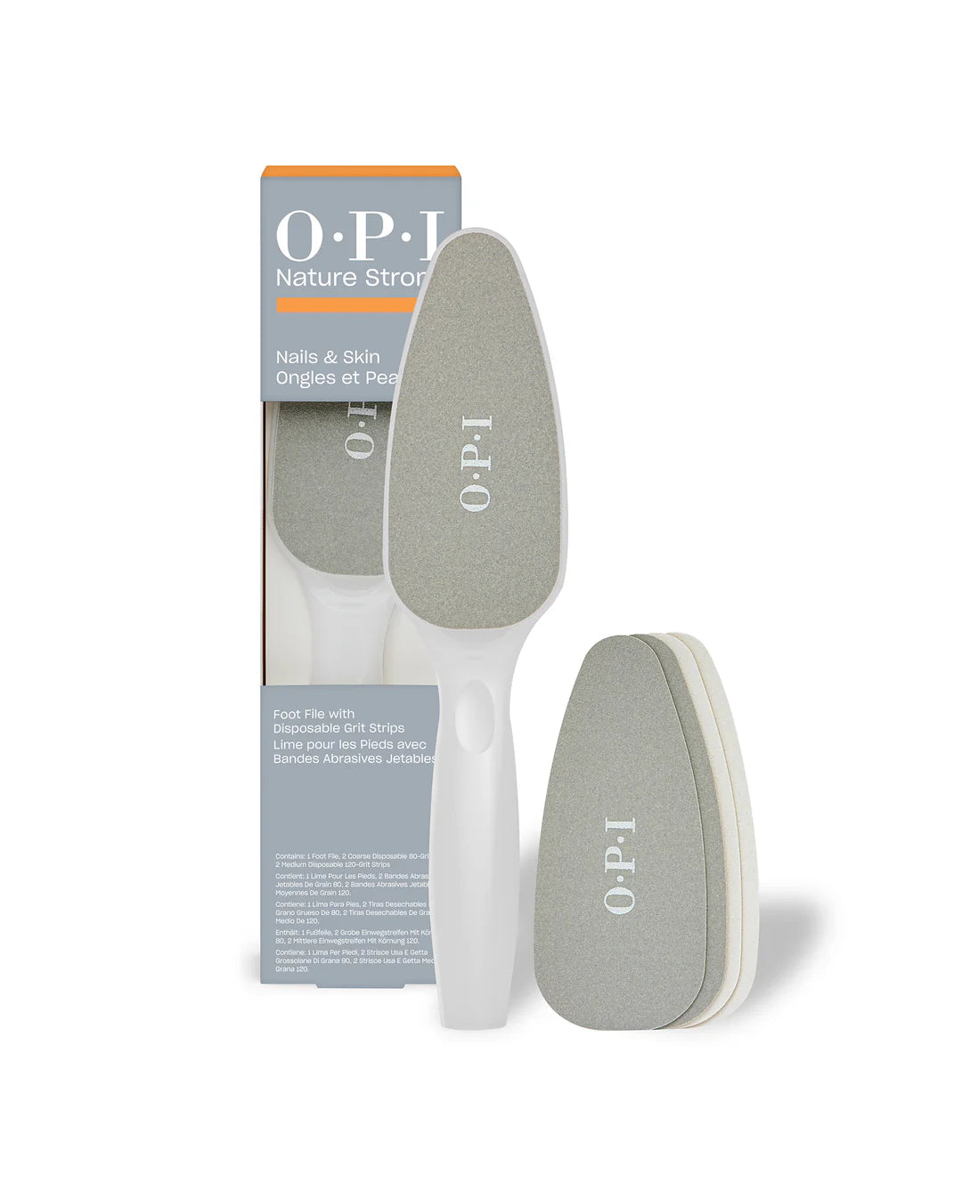 OPI Dual Sided Foot File with Disposable Grit - Universal Nail Supplies