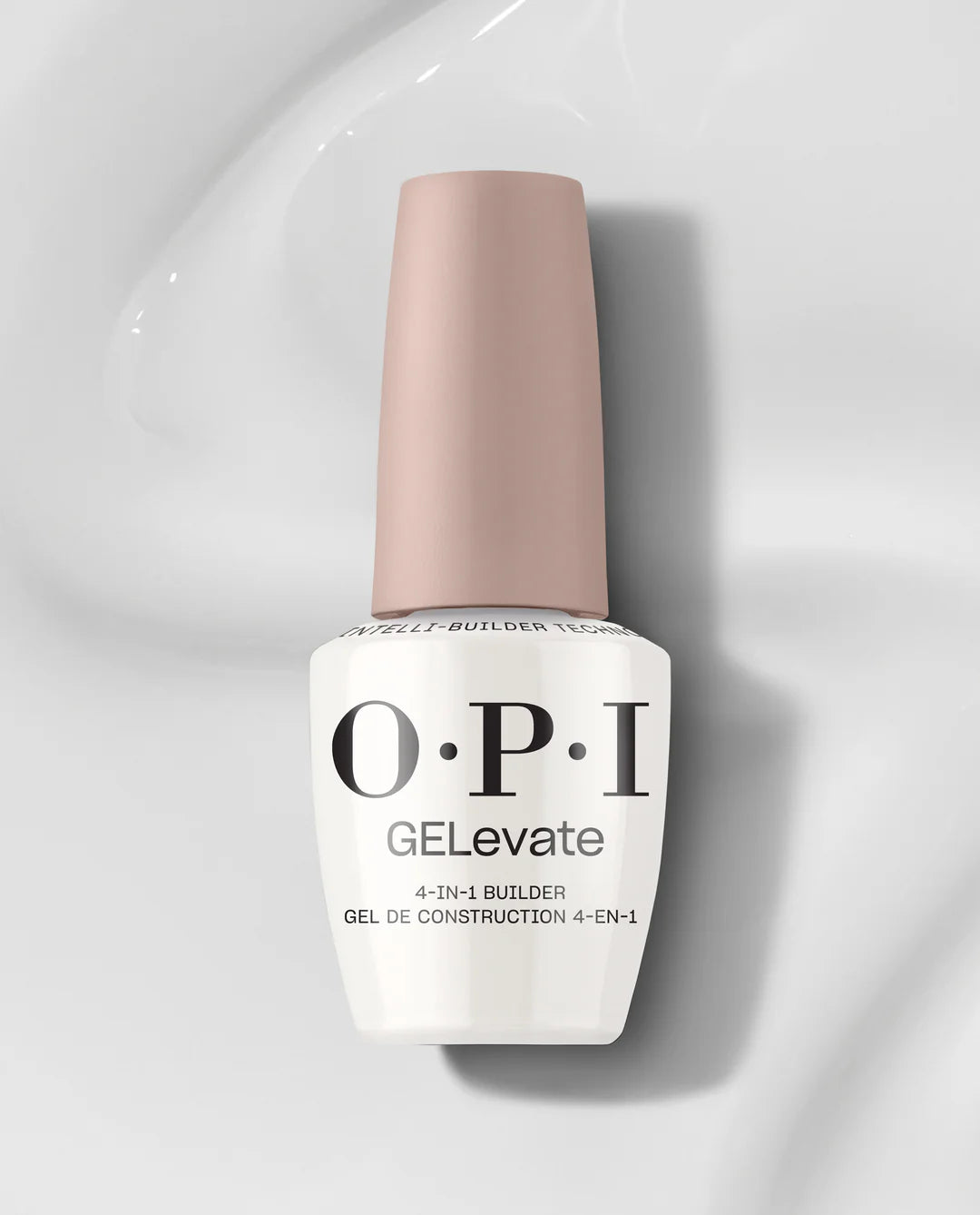 Opi GELevate Builder Gel in Blank Canvas, 0.5oz, a clear nail enhancement gel for professional manicures and nail art.