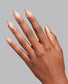 Clear medium almond-shaped Opi GELevate soft gel tips for full-coverage nail enhancements, displayed on a white background.