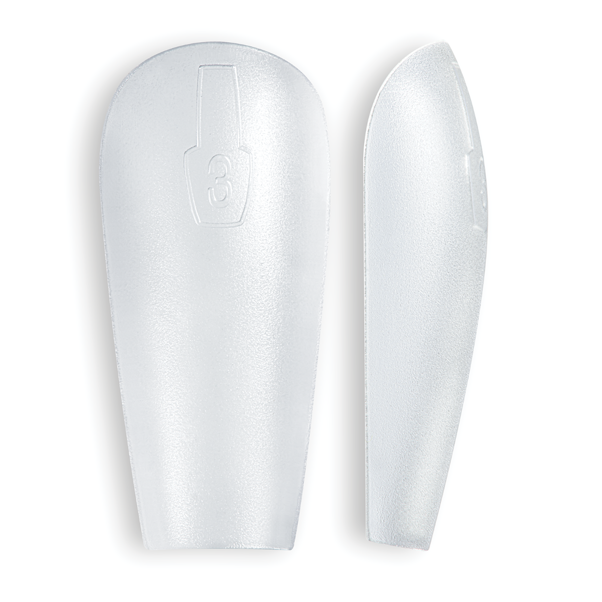 Opi GELevate™ Coffin Shape Soft Gel Tips for natural-looking nail extensions, displayed on a white background.