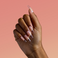 Opi GELevate Soft Gel Tips in coffin shape, displayed on a white background, showcasing natural nail extension options.