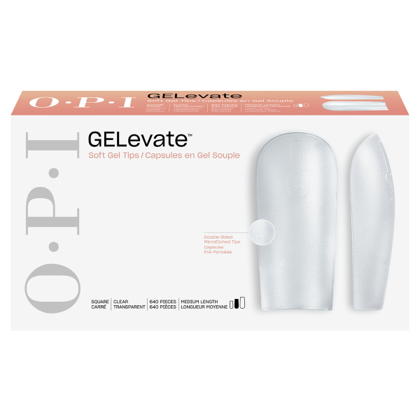 GELevate™ Soft Gel Tips - Square Shape - Universal Nail Supplies