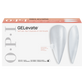 Opi GELevate Soft Gel Tips in stiletto shape displayed in a box, designed for creating elegant nail extensions.