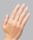 Opi GELevate™ soft gel tips in stiletto shape with full coverage, clear medium-length design for professional nail enhancements.
