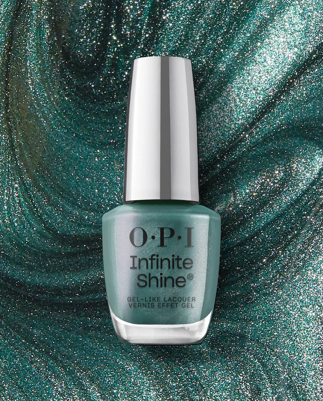 OPI Infinite Shine Cos-mo Money ISL56 long-lasting nail polish in a vibrant, glossy metallic finish with a rich copper hue