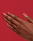 OPI Infinite Shine Dutch Tulips nail polish in vibrant pink with glossy finish, shown in a close-up image.