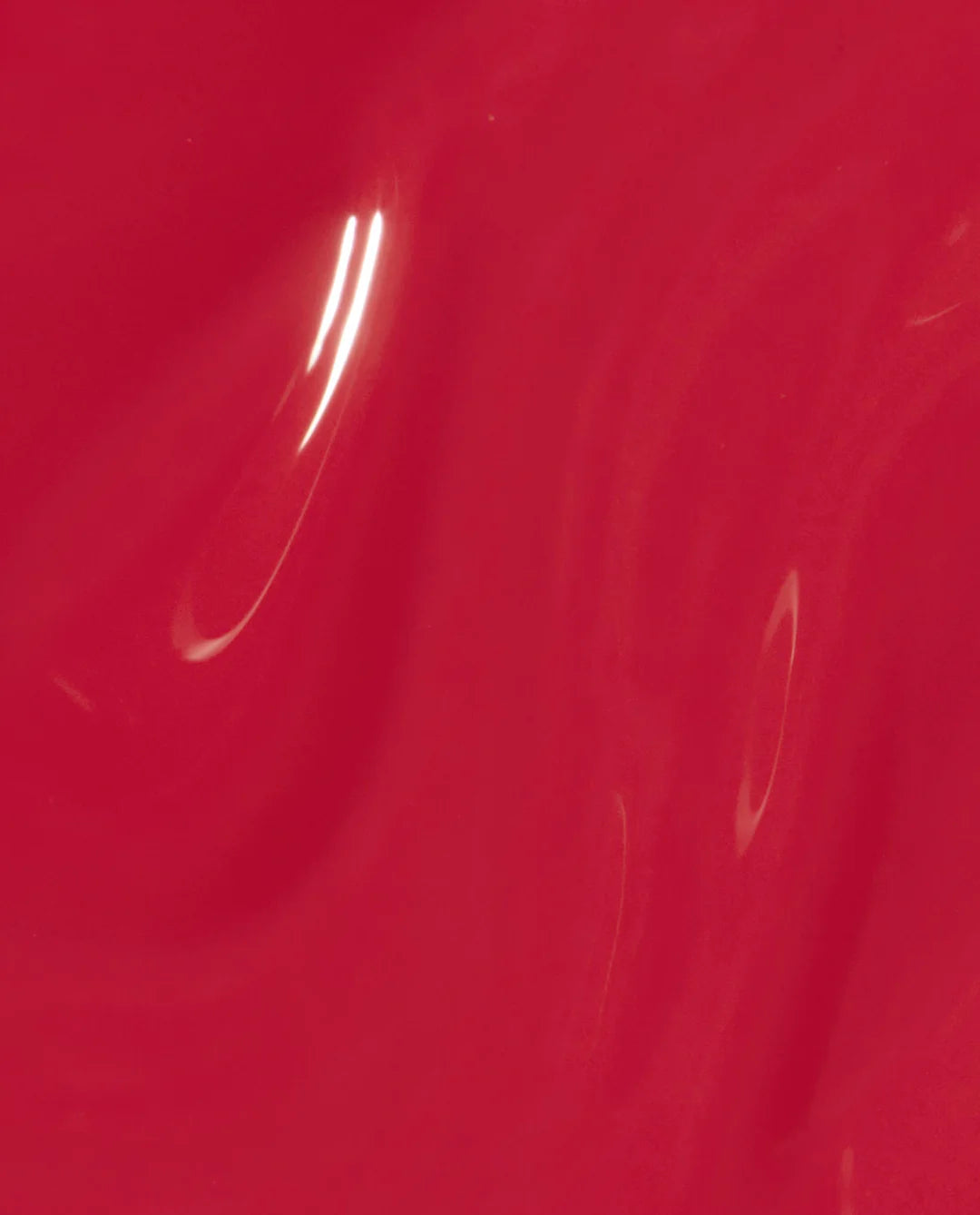 OPI Infinite Shine Dutch Tulips nail polish swatch showing vibrant coral-orange color on nails.