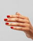 OPI Infinite Shine Gloss Top Coat bottle with shiny, clear nail polish finish for a professional manicure look
