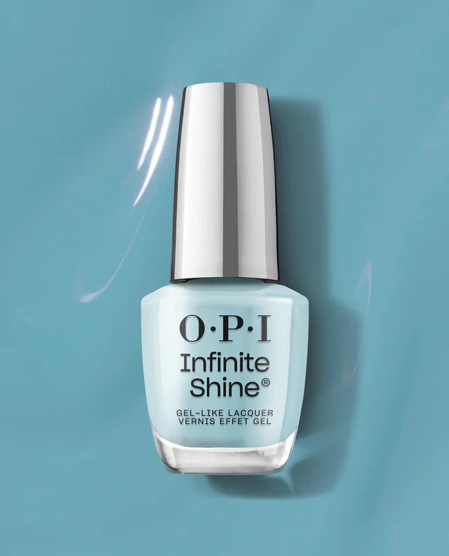OPI Infinite Shine Last from the Past ISL124 long-lasting nail polish bottle with a deep, rich color in a sleek glass container
