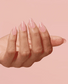 OPI Infinite Shine Passion nail polish bottle with vibrant pink color and glossy finish, displayed against a plain background.