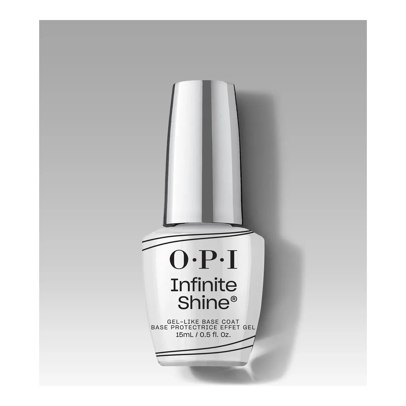 OPI Infinite Shine Primer Base Coat for nails, clear, smooth application, long-lasting nail polish base, glossy finish