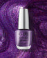 OPI Infinite Shine Purple Reign nail polish bottle with purple-colored polish and brand label, showcasing long-lasting nail color.