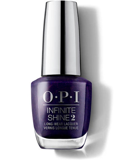 OPI Infinite Shine nail polish in Turn On the Northern Lights! ISL I57, glossy blue-green shade in a sleek bottle.