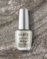 OPI Infinite Shine Work From Chrome ISL107 nail polish bottle with shiny chrome finish and black cap, close-up image.