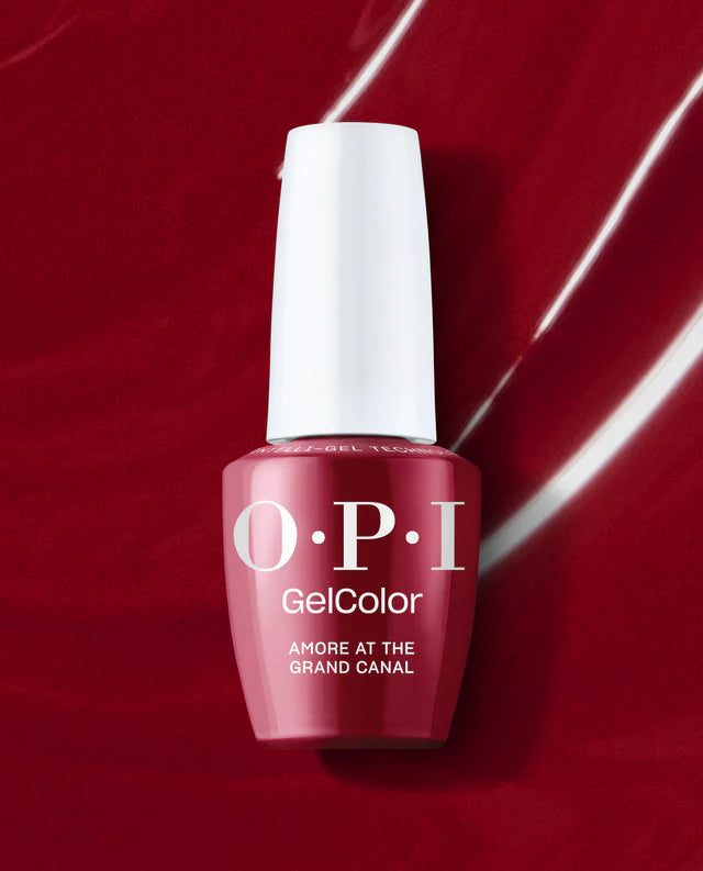 OPI Intelli GelColor Amore At The Grand Canal gel nail polish in a rich, romantic shade with glossy finish.