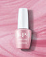 Opi Intelli GelColor Aphrodite's Pink Nightie gel nail polish bottle with pink shade and brand logo, close-up view.