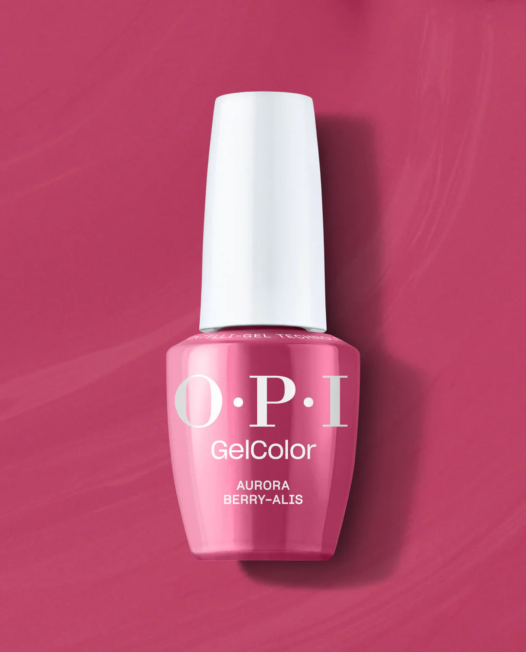 OPI Intelli GelColor Aurora Berry-Alis gel nail polish bottle with vibrant berry hue and glossy finish.