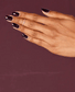 OPI Intelli GelColor Black Cherry Chutney gel nail polish bottle with black cherry hue and brand label visible.