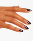 OPI Intelli GelColor Black Cherry Chutney gel nail polish on manicured nails, showcasing a rich cherry berry shade