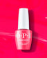 OPI Intelli GelColor bright where I belong! gel nail polish bottle with vibrant pink color and branded label.