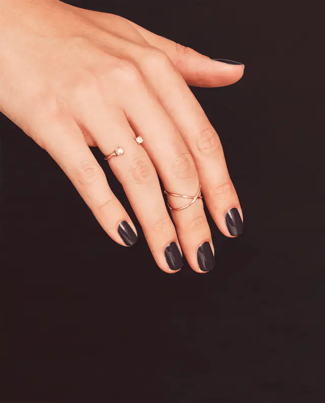 OPI Intelli GelColor gel nail polish in Brown To Earth, showcasing a smooth, glossy brown gel finish.