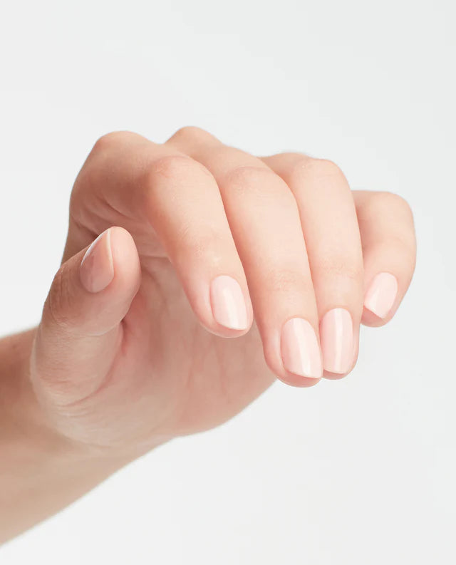 OPI Intelli GelColor Bubble Bath gel nail polish bottle with label, showcasing the vibrant pink shade and sleek packaging.