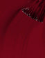 OPI Intelli GelColor Chick Flick Cherry gel nail polish swatch showing vibrant red color on a clean nail surface.