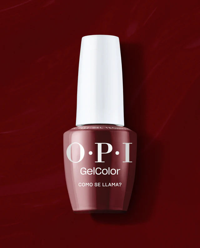 OPI Intelli GelColor Como Se Llama? GCP40 gel nail polish in a vibrant, glossy color with smooth application and shiny finish.