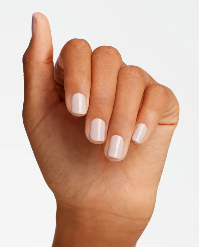 OPI Intelli GelColor Don't Bossa Nova Me Around gel nail polish on nails with a vibrant, glossy blue-green finish.