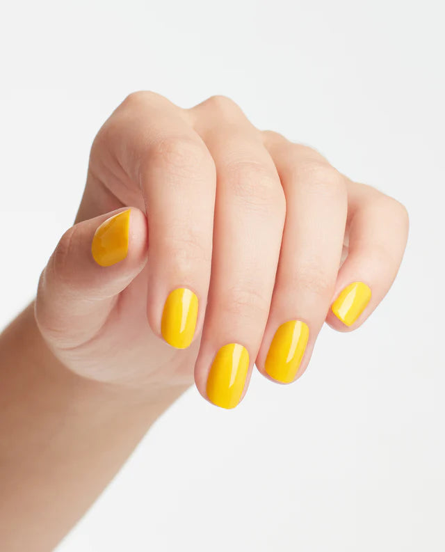 Opi Intelli GelColor Exotic Birds Do Not Tweet gel nail polish in a vibrant, bird-inspired color with a glossy finish