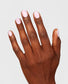 Opi Intelli GelColor gel nail polish in Getting Nadi On My Honeymoon, vibrant pink manicure on natural nails.