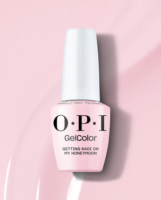 Opi Intelli GelColor Getting Nadi On My Honeymoon gel nail polish in a vibrant, glossy shade for manicures and nail art.