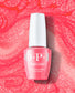 OPI Intelli GelColor gel nail polish in If U Like Pinka Coladas shade, vibrant pink with glossy finish, in a sleek bottle on display.