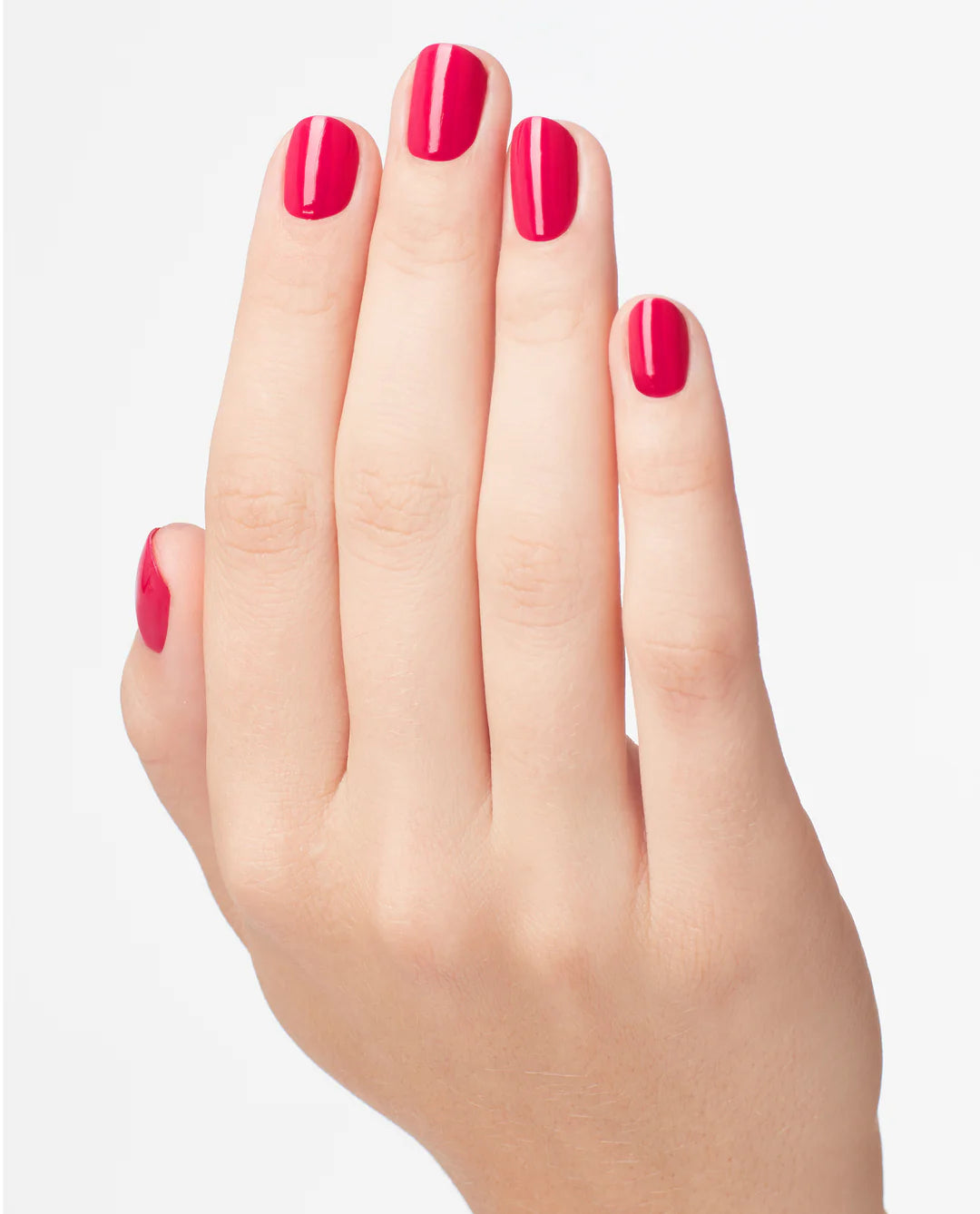 OPI Intelli GelColor Koala Bear-y gel nail polish on a manicured hand with a koala-themed nail design, vibrant and glossy finish.