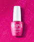 OPI Intelli GelColor La Paz-itively Hot gel nail polish bottle with vibrant coral shade, glossy finish, and brand logo visible.