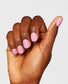 OPI Intelli GelColor Lucky Lucky Lavender gel nail polish on neatly manicured nails in a vibrant lavender shade.