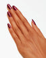 OPI ProHealth GelColor and matching lacquer in Bogotá Blackberry, showcasing a deep, glossy dark purple gel nail polish and lacquer finish