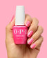 OPI Pro Health GelColor and matching lacquer Dopa-mani GCS081 on a hand, showcasing gel nail polish and lacquer application.