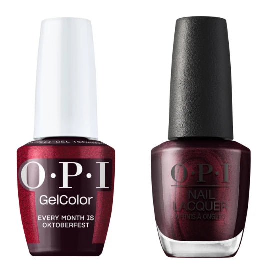 OPI Intelli-Gelcolor + Matching Lacquer Duo Every Month Is Octoberfest GCF040