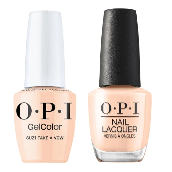 OPI Intelli-Gelcolor + Matching Lacquer Duo Suzi Take A Vow GCF038