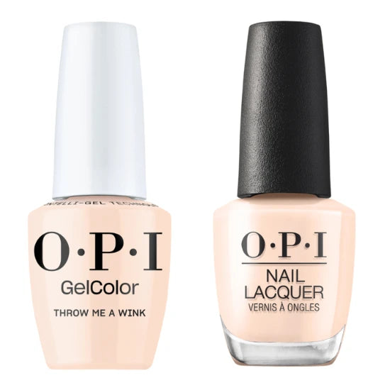 OPI Intelli-Gelcolor + Matching Lacquer Duo Throw Me A Wink GCF044