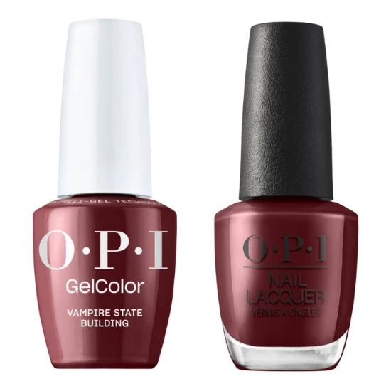 OPI Intelli-Gelcolor + Matching Lacquer Duo Vampire State Building GCF042