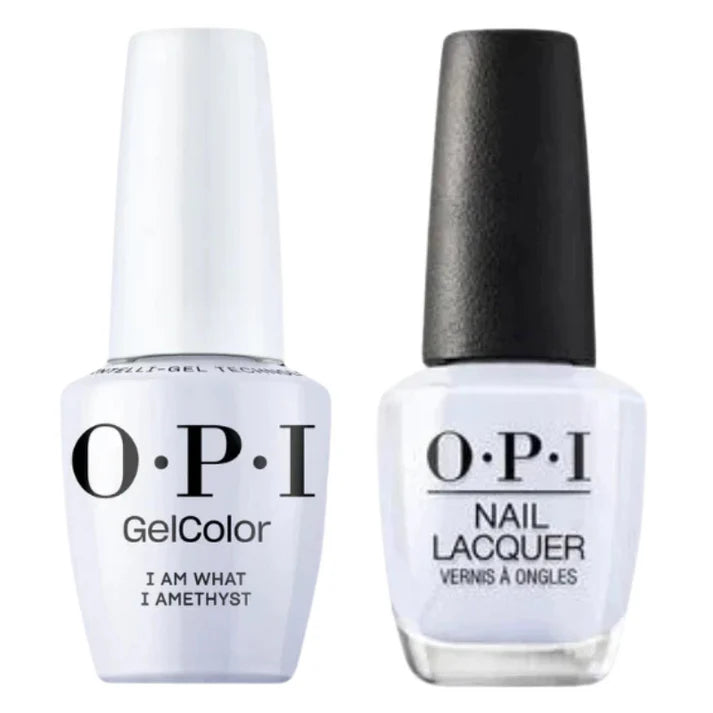 OPI GelColor + Laque assortie Je suis ce que je Améthyste #T76