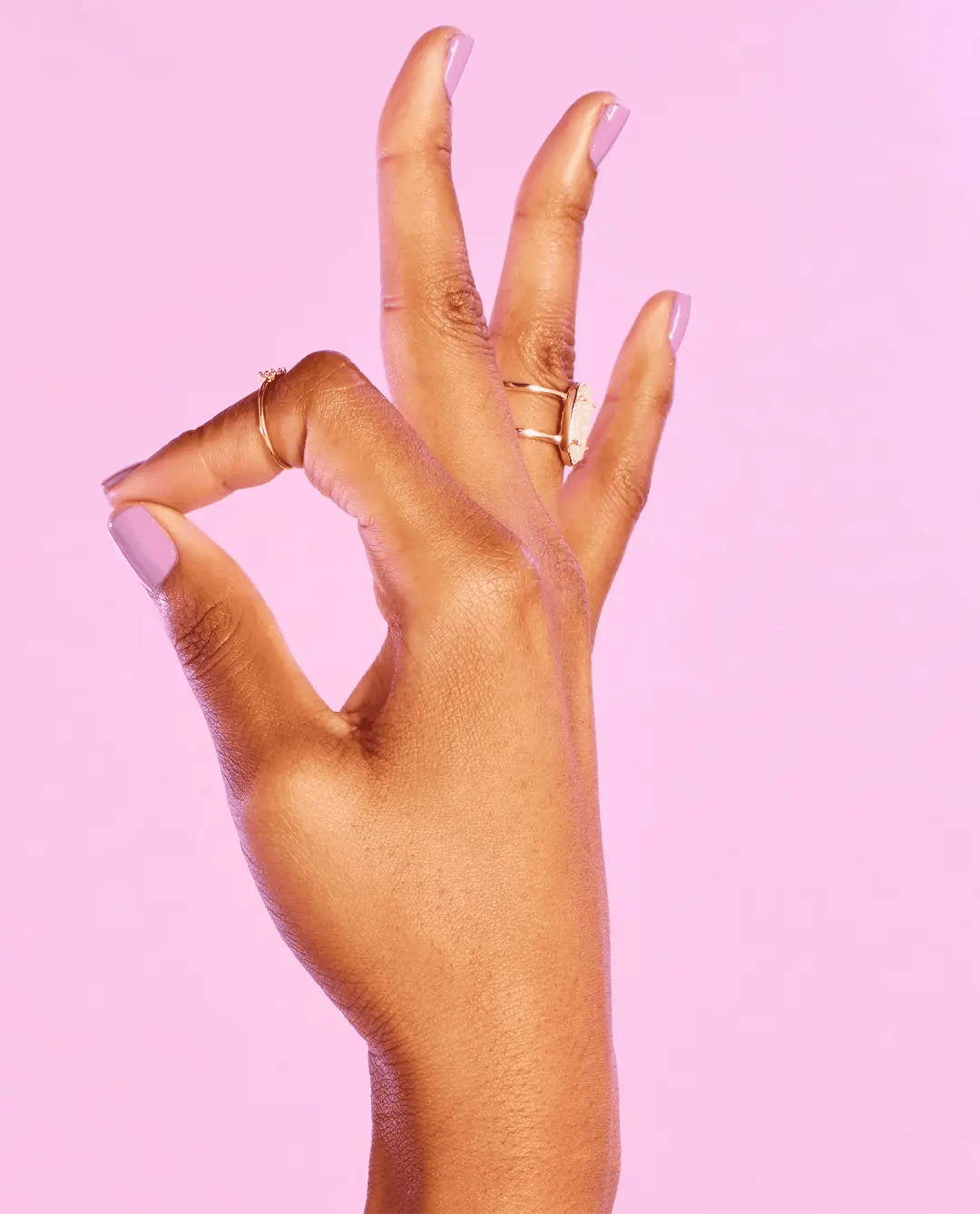 OPI Pro Health GelColor and matching lacquer in Lucky Lucky Lavender, showcasing vibrant purple gel nail polish and coordinating nail lacquer