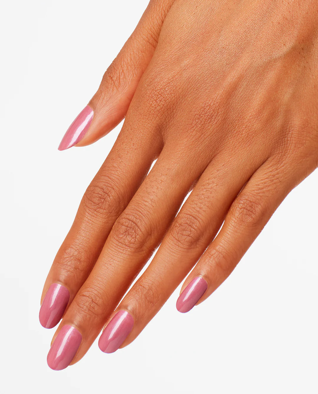 OPI Pro Health GelColor and matching lacquer in Not So Bora-Bora-ing Pink, showing a fresh pink gel and lacquer manicure.