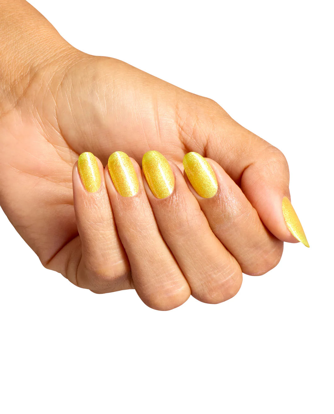 OPI Pro Health GelColor and matching lacquer in Paintin' on Sunshine for a bright, sunny nail manicure with gel and regular polish.