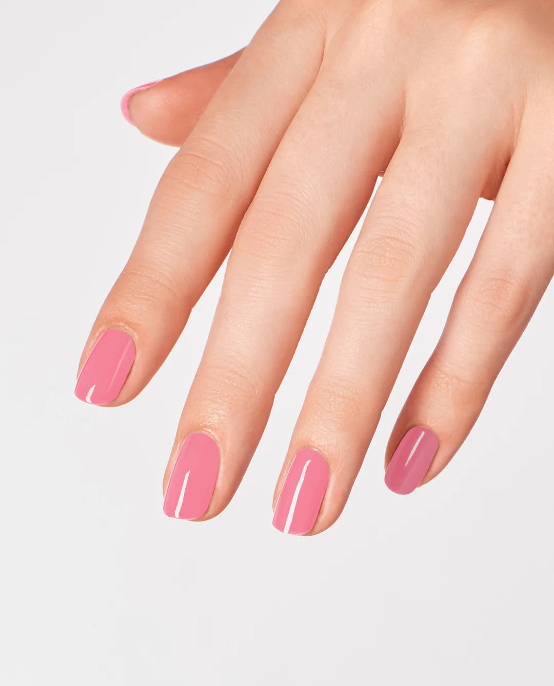 OPI Pro Health GelColor and matching lacquer in Racing for Pinks, pink gel nail polish with coordinating lacquer for a stylish manicure.