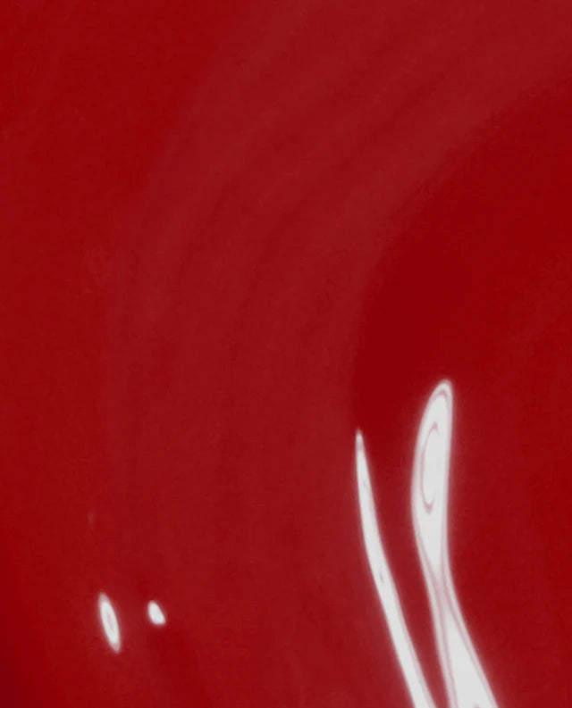 OPI Intelli GelColor Red Hot Rio gel nail polish swatch showing vibrant red color on nail brush