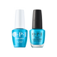 OPI ProHealth GelColor and matching lacquer duo in Sky Blue Is the Limit, featuring gel nail polish and coordinating nail lacquer.